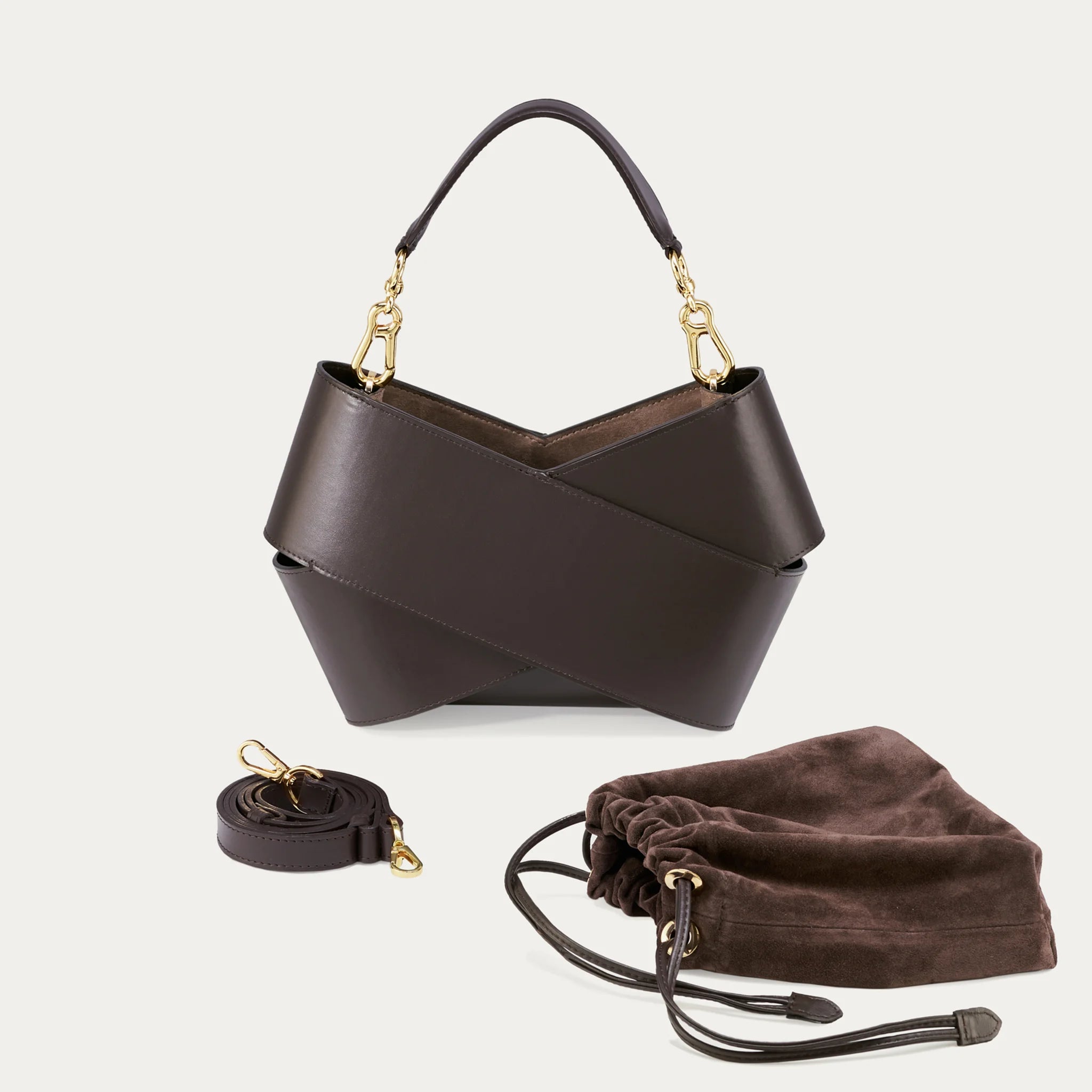 Gorzka czekolada woreczek zamsz