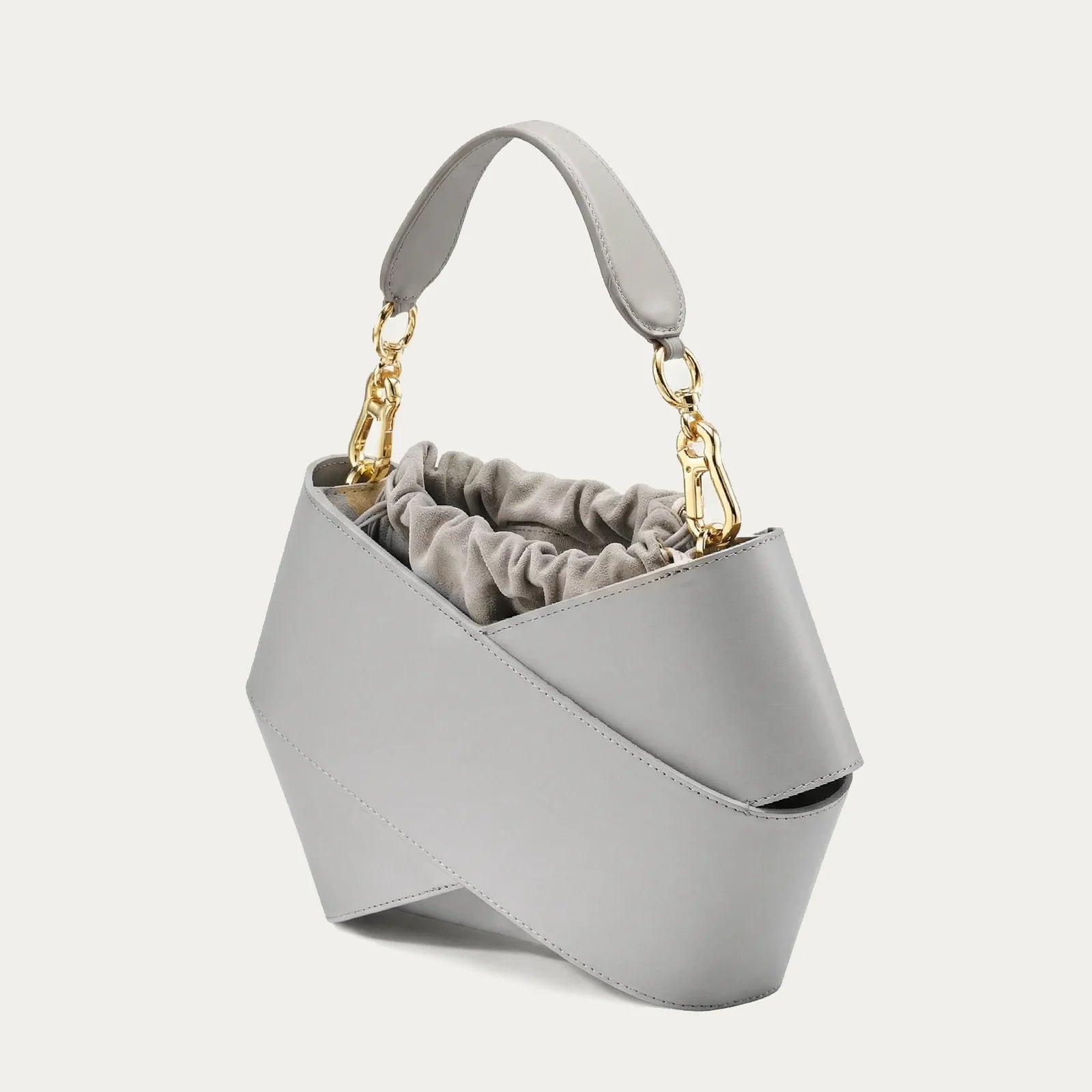 Kamienny woreczek zamsz