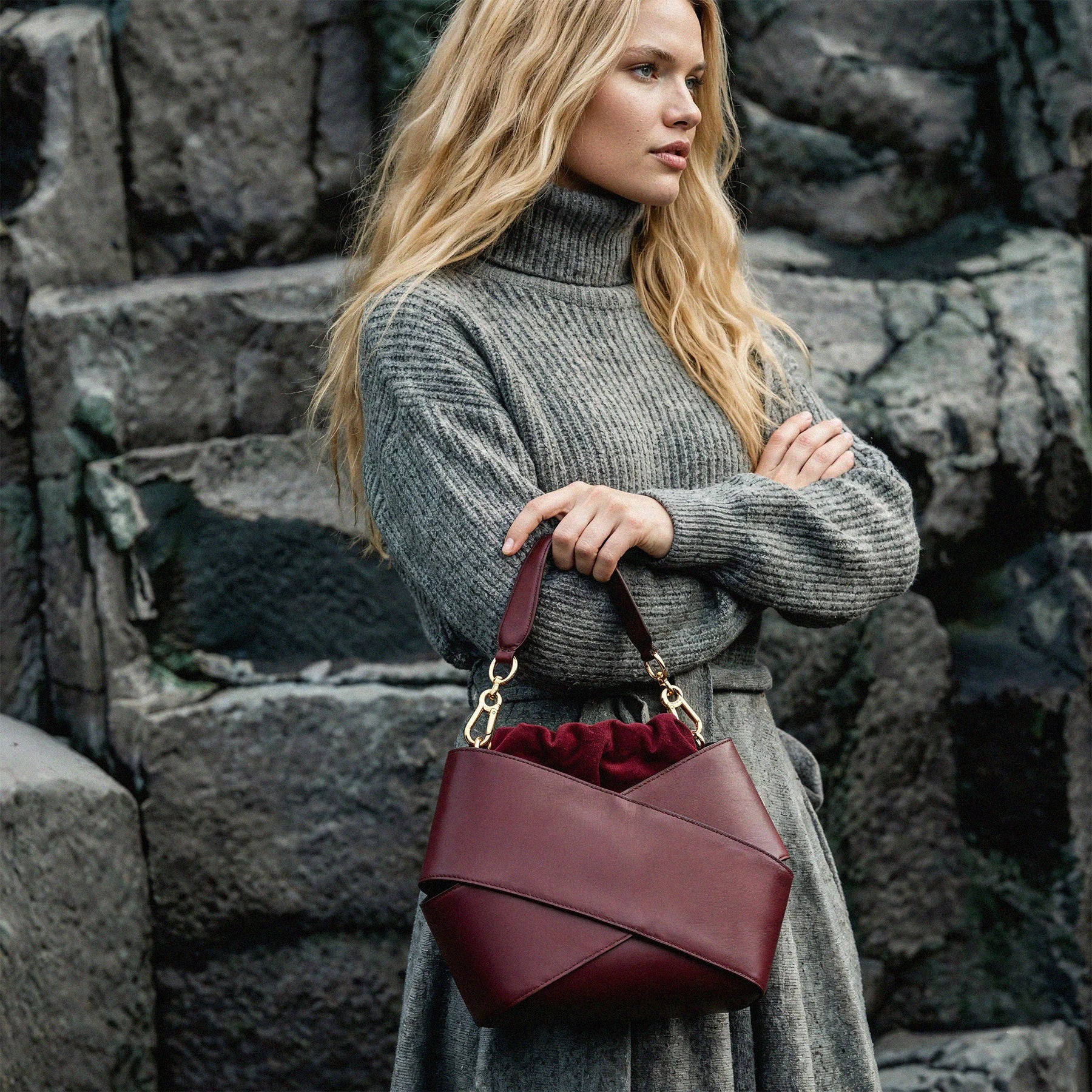 Panna 5 | burgund - wysyłka do 2 dni roboczych -2