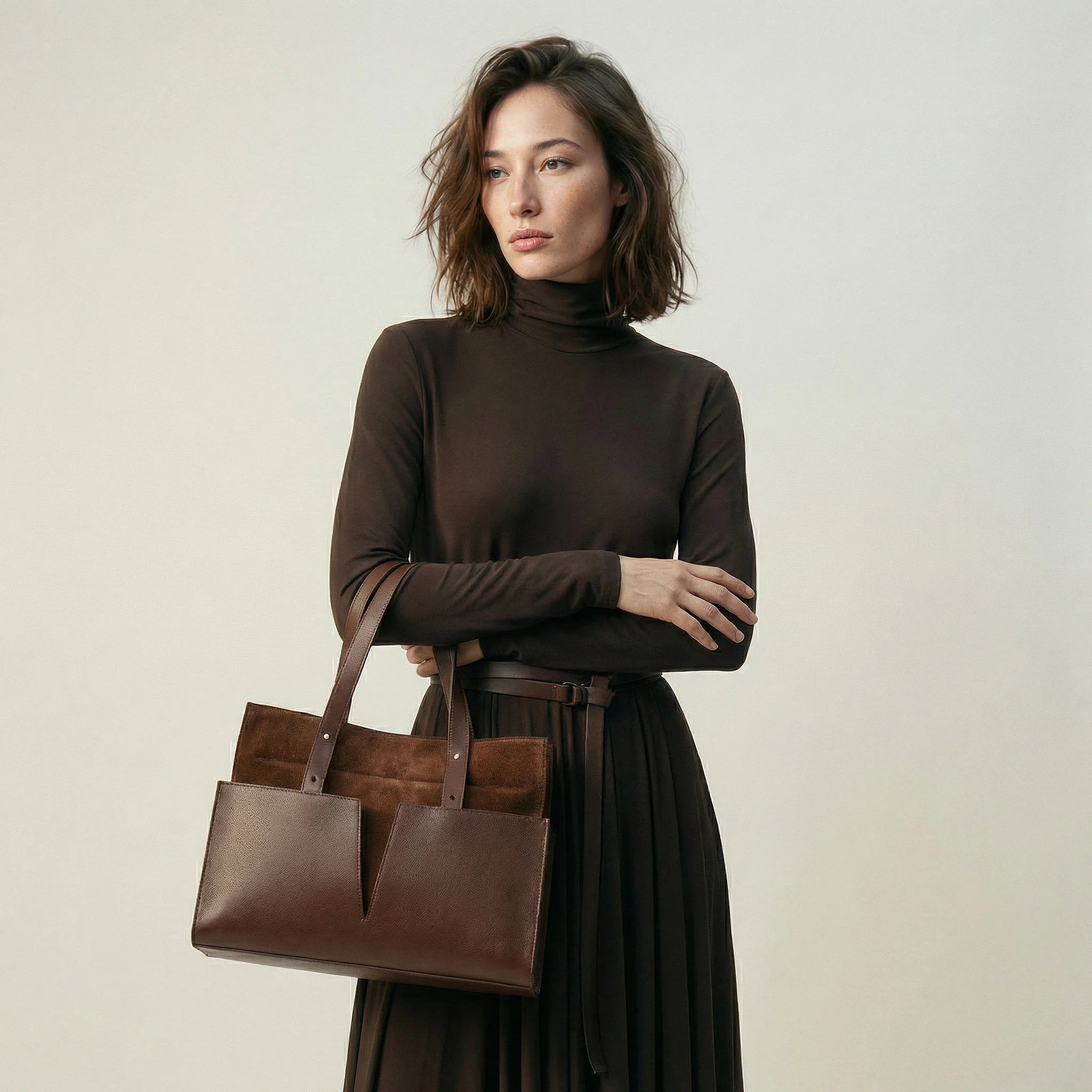 PANNA No.2 Tall | Dark chocolate ( suede) - shipping within 2 days -3