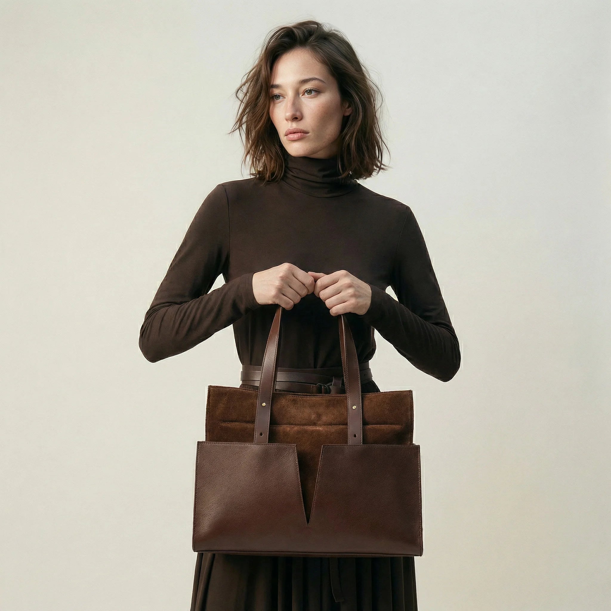 PANNA No.2 Tall | Dark chocolate ( suede) - shipping within 2 days -9