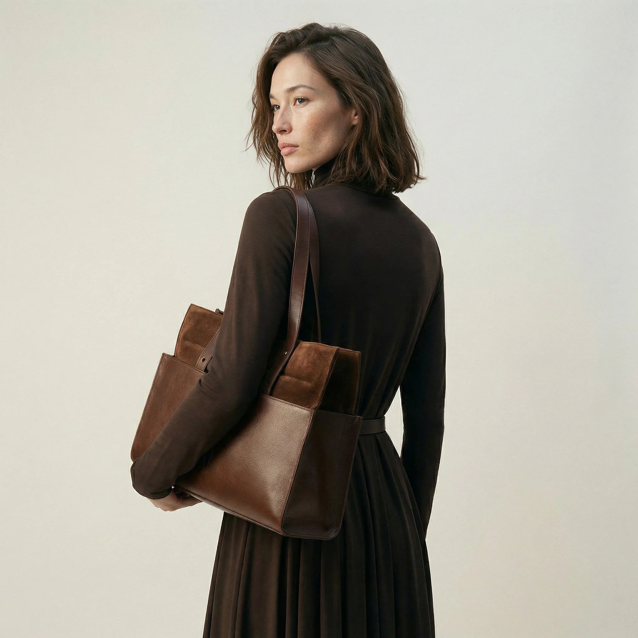 PANNA No.2 Tall | Dark chocolate ( suede) - shipping within 2 days -5