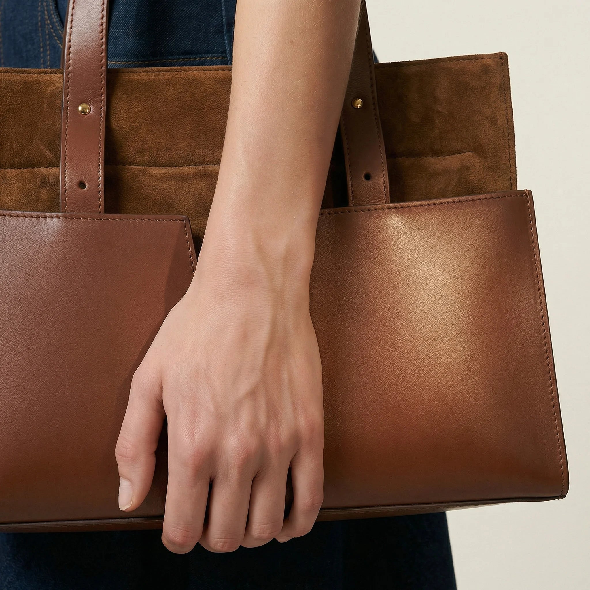 PANNA 2 Wysoka | Kasztan ( zamsz) -12