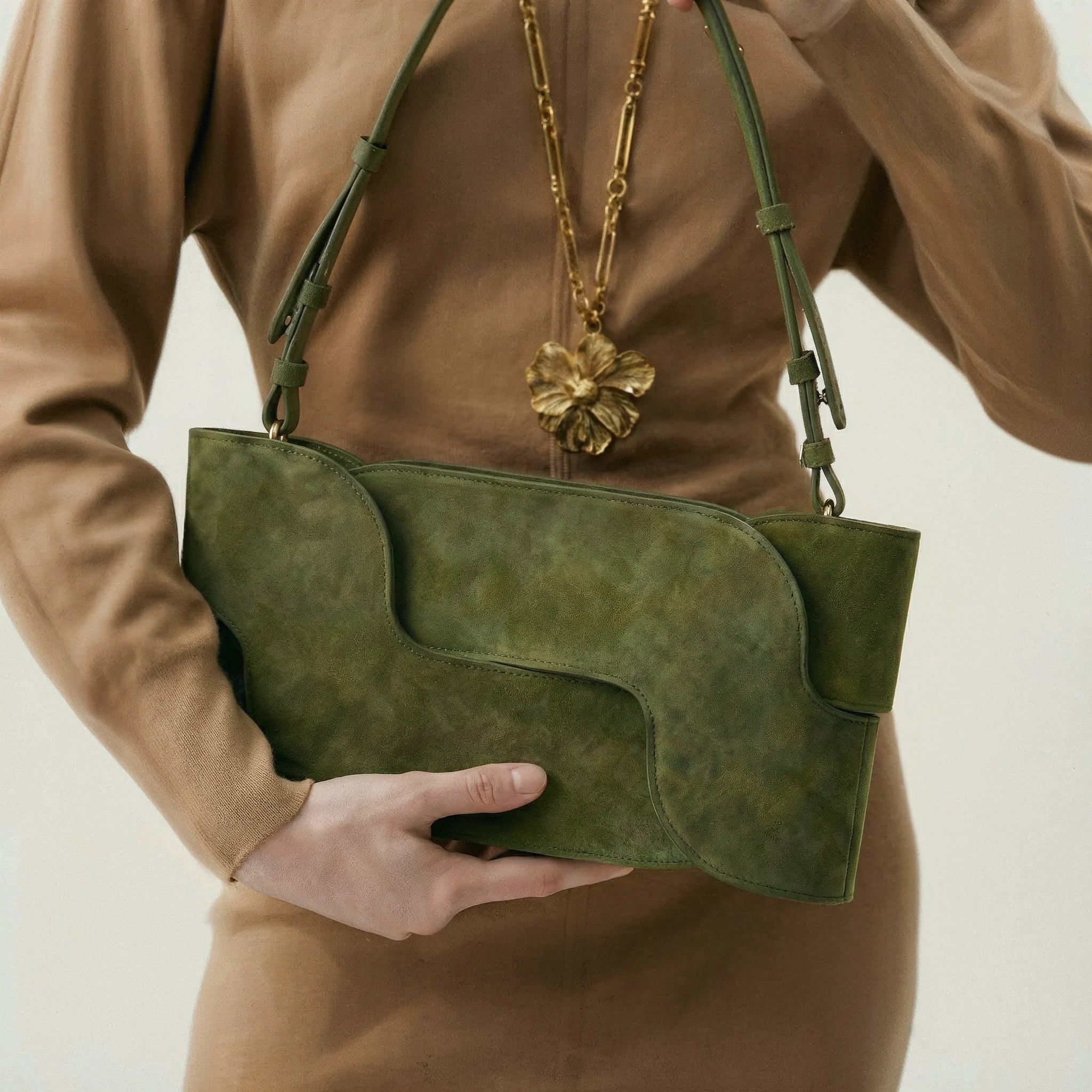 Panna 7 | zielona oliwka -6